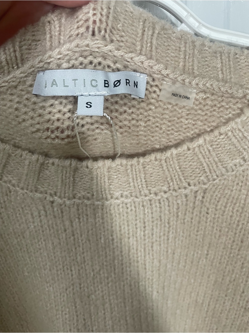 Baltic Born Sweater Pullover Women's Small Colorblock Knit Cabincore New NWT - Picture 4 of 9